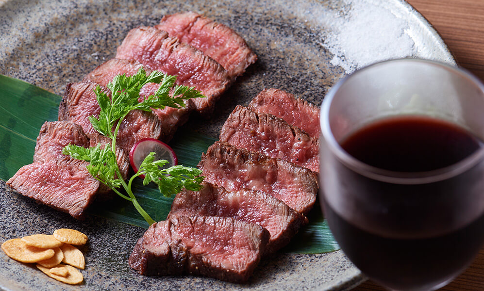 肉とワイン